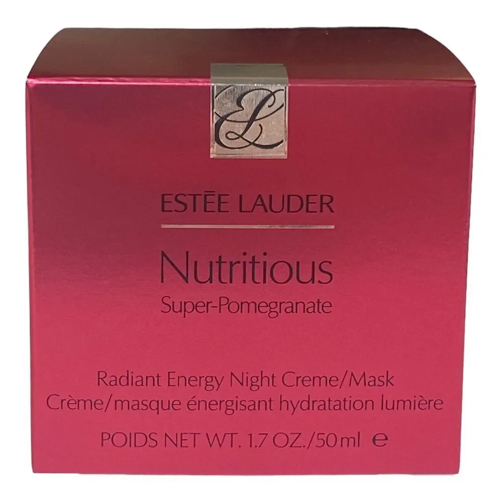 Estee Lauder Nutritious Super-Pomegranate Radiant Energy Night Creme/Mask  1.7oz
